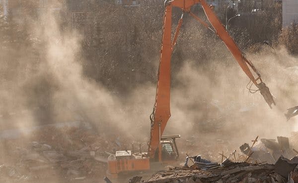 Dust is the biggest health hazard on construction sites